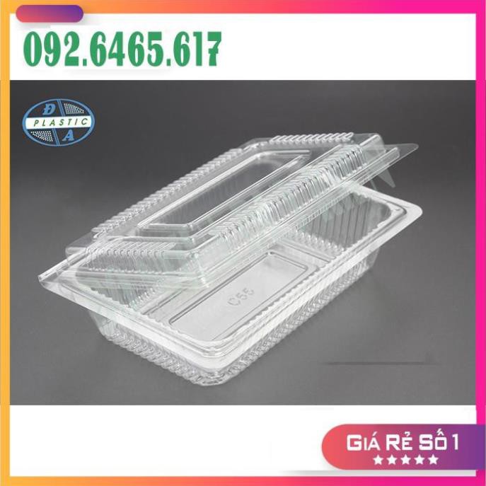 Sỉ Lốc 50 Hộp Nhựa C55 Đựng Bánh Su Kem - Bánh Nếp - Bánh Bông Lan - Bánh Ngọt  - NHẬT ANH