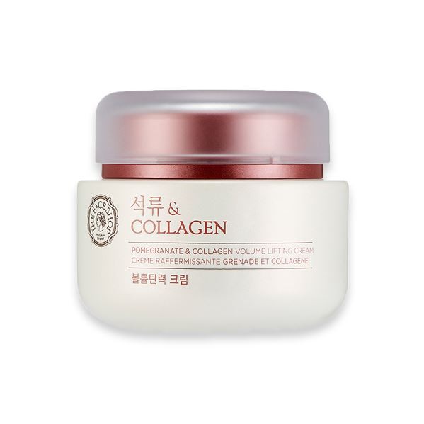 Kem Dưỡng Da Chống Lão Hóa chiết xuất lựu The Face Shop Pomegranate &amp; Collagen Volume Lifting Cream (Bestseller)