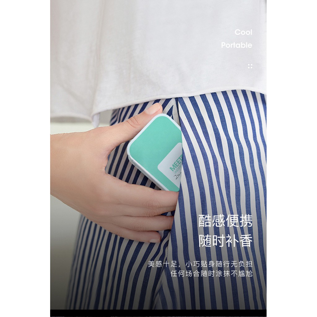 Nước Hoa Khô Dạng Sáp Douzhuang Xinh Xắn 3 Mùi Hương Dịu Nhẹ Kèm Hộp Đựng Cao Cấp | BigBuy360 - bigbuy360.vn