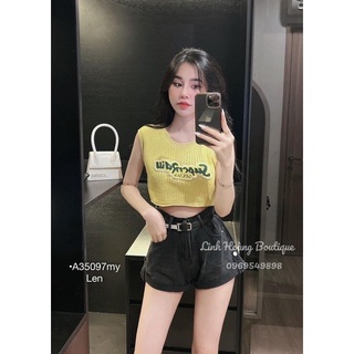 ÁO LEN CROPTOP SÁT NÁCH