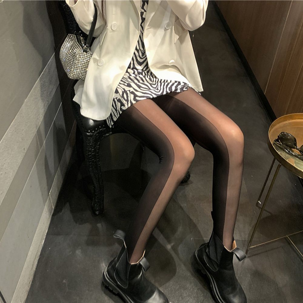 Quần Tất Lưới Mỏng Thoáng Khí Họa Tiết Thanh Lịch Thời Trang Hàn Quốc Cho Nữ