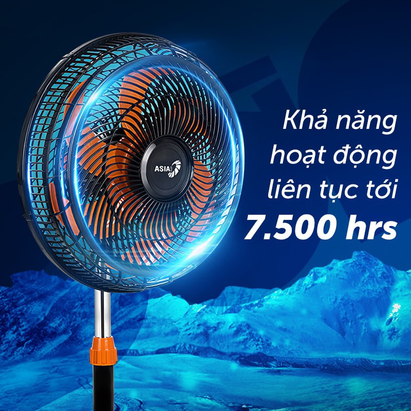 [HỎA TỐC 2H] Quạt lửng Asia TURBO 6 cánh 80W - Hàng chính hãng - Bảo hành 24 tháng