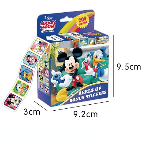 Set 200 Tấm Hình Dán Hoạt Hình Disney Xinh Xắn