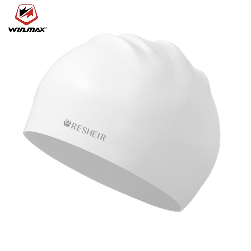 Mũ bơi WINMAX bằng silicon màu trơn chống nước cho nam nữ
