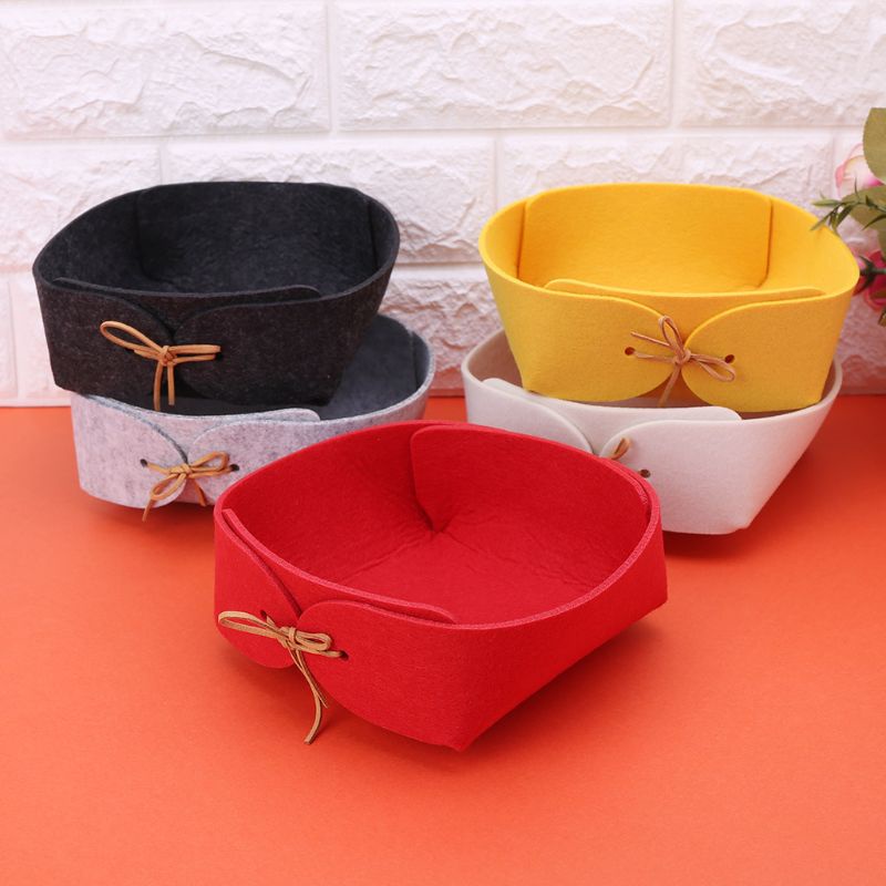 Hộp Đựng Đồ Dùng Để Bàn Bằng Nỉ Độc Đáo Trang Trí Nhà Cửa / Văn Phòng