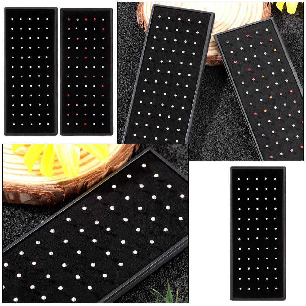 MAXG Bộ 60 Khuyên Mũi Bằng Thép Không Gỉ Đính Đá Thời Trang Cá Tính