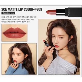 [Auth] Son Lì 3CE Stylenanda Matte Lip Color Vỏ Đen
