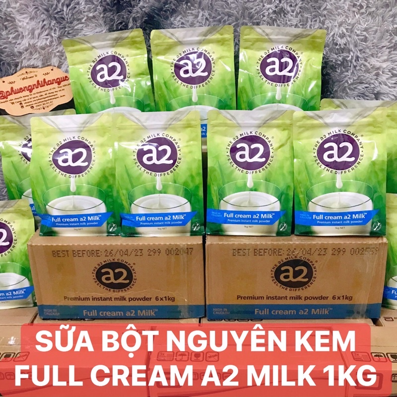 SỮA BỘT NGUYÊN KEM A2 MILK VÀ MILO 1kg - ÚC