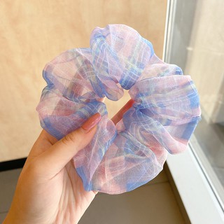 Dây buộc tóc, cột tóc Scunchies nhiều mẫu tone Tím mộng mơ