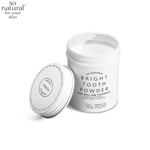 Bột trắng răng BRIGHT TOOTH POWDER SO'NATURAL - 50g