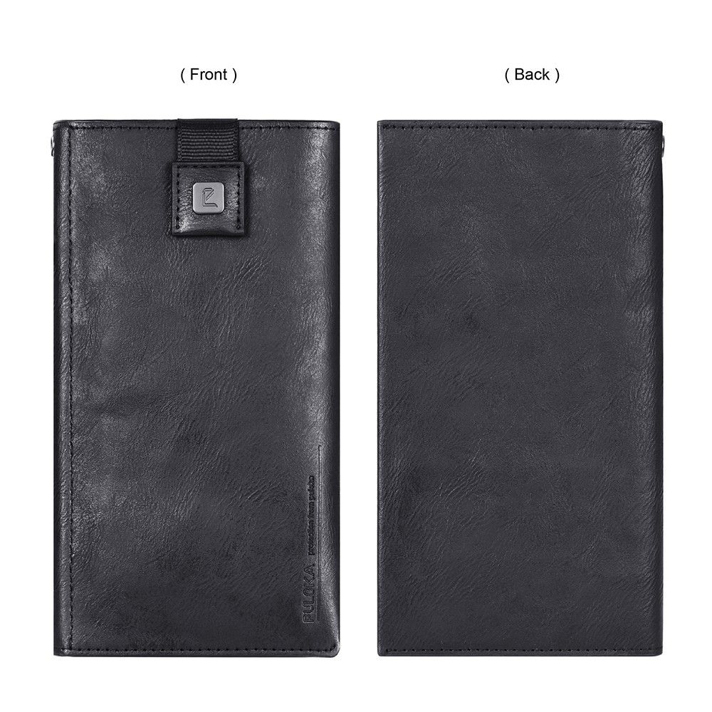 Bao da điện thoại PULOKA nắp lật kèm ví cao cấp dành cho iPhone | BigBuy360 - bigbuy360.vn