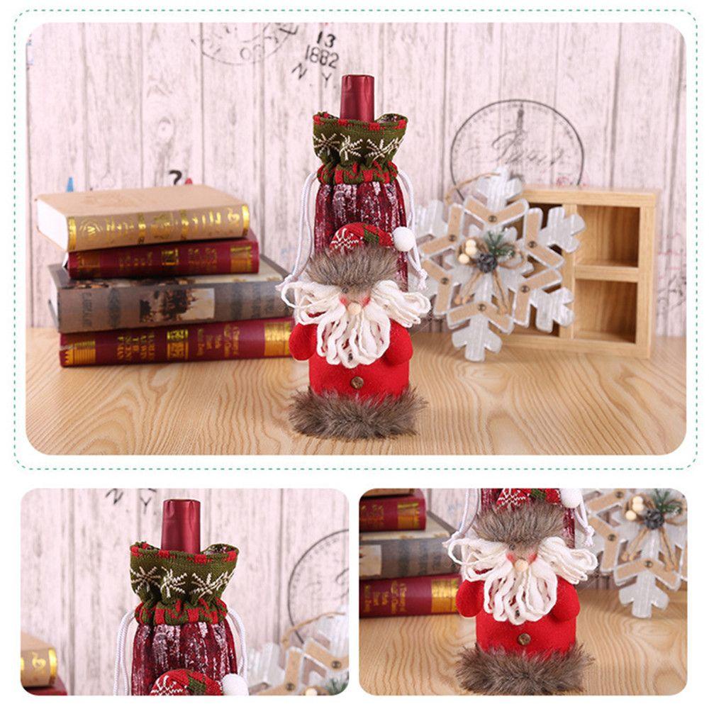 Vỏ Bọc Chai Rượu Hoạ Tiết Giáng Sinh Dễ Thương