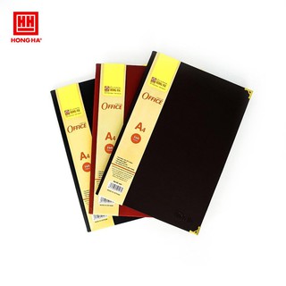 Sổ bìa da 160 trang OFFICE A4 Hồng Hà (4557)