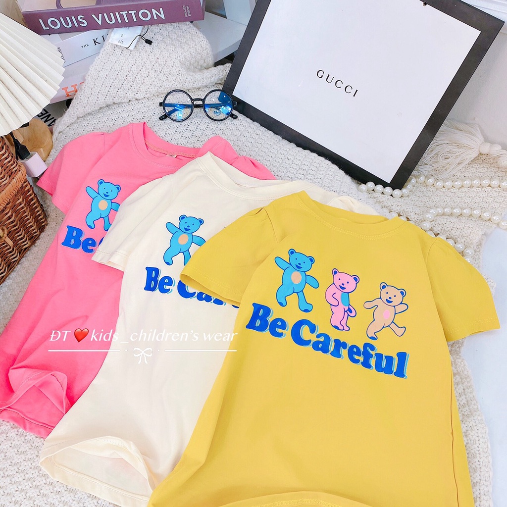 [XẢ HÀNG] Váy Suông Be Careful Cho Bé Gái Chất Cotton Tàu