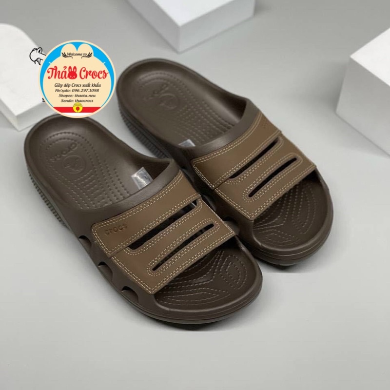 Dép Lê Yukon Cross cho nam chống mùi hôi chân, nhẹ bền- màu nâu