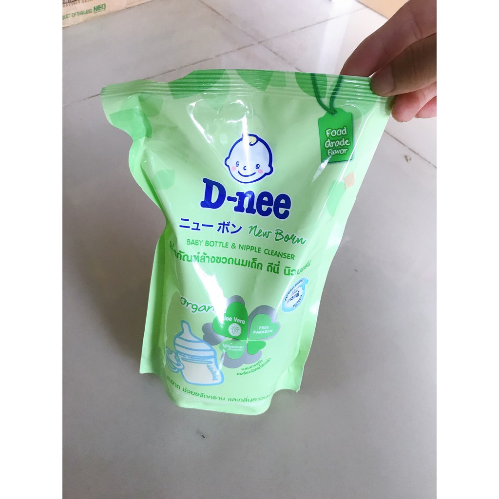 NƯỚC SÚC RỬA BÌNH SỮA D-NEE CHAI 620ML-TÚI 600ML