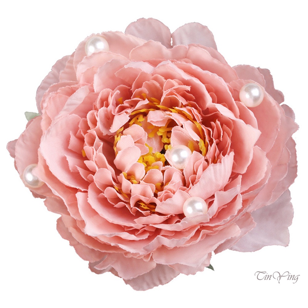 GETNOIVAS Bộ 3 Kẹp Tóc Hoa Lụa Thời Trang Cho Nữ