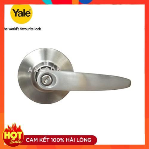 Khoá tròn gạt YALE VL5342 US15 cho cửa nhà vệ sinh WC- loại khóa tay gạt cao cấp của MỸ