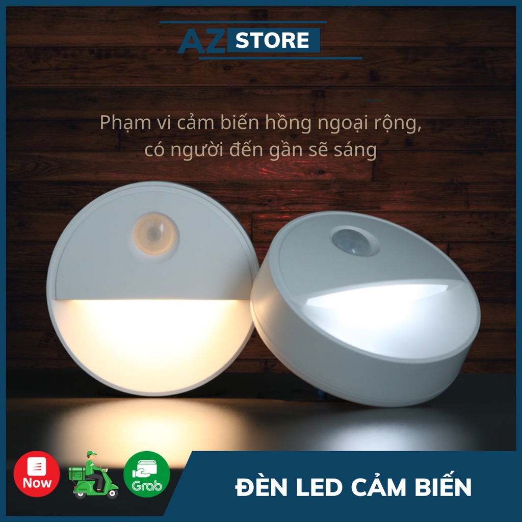 Đèn Led Dán Tường Cảm Ứng Tự Động Sáng Khi Có Tiếng Động, Tự Động Tắt Sau 15s Rời Đi - AZ Store