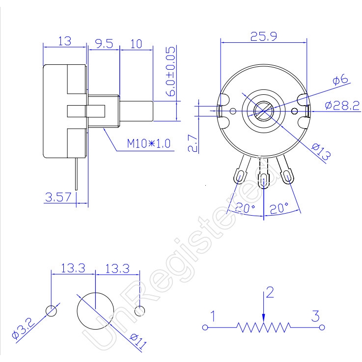 Chiết Áp Tzt Wth118 2w 1a 1k 2.2k 4.7k 10k 22k 47k 100k 470k 1m | BigBuy360 - bigbuy360.vn