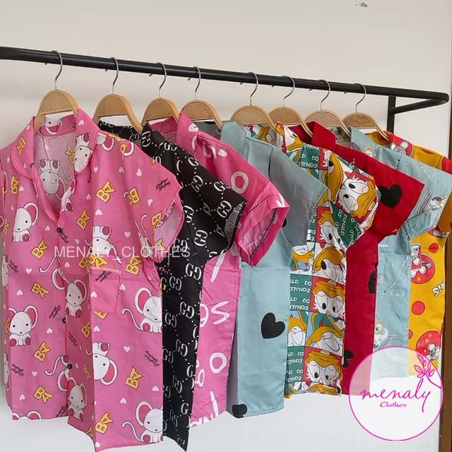 Đồ bộ nữ mùa hè dáng cộc, mẫu đồ bộ kate thái pijama cộc nữ thoải mái, dễ chịu(size 40-60kg)-KTC01