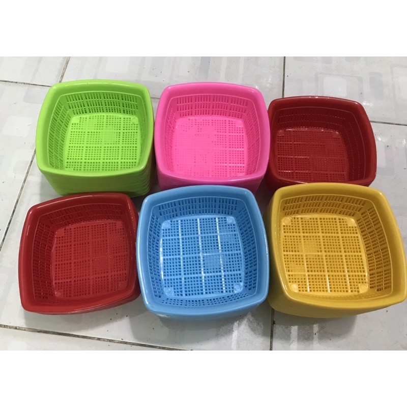 Set 10 RỔ VUÔNG Nhỏ Mini Rất tiện (kt: 15*5cm, hình thật)