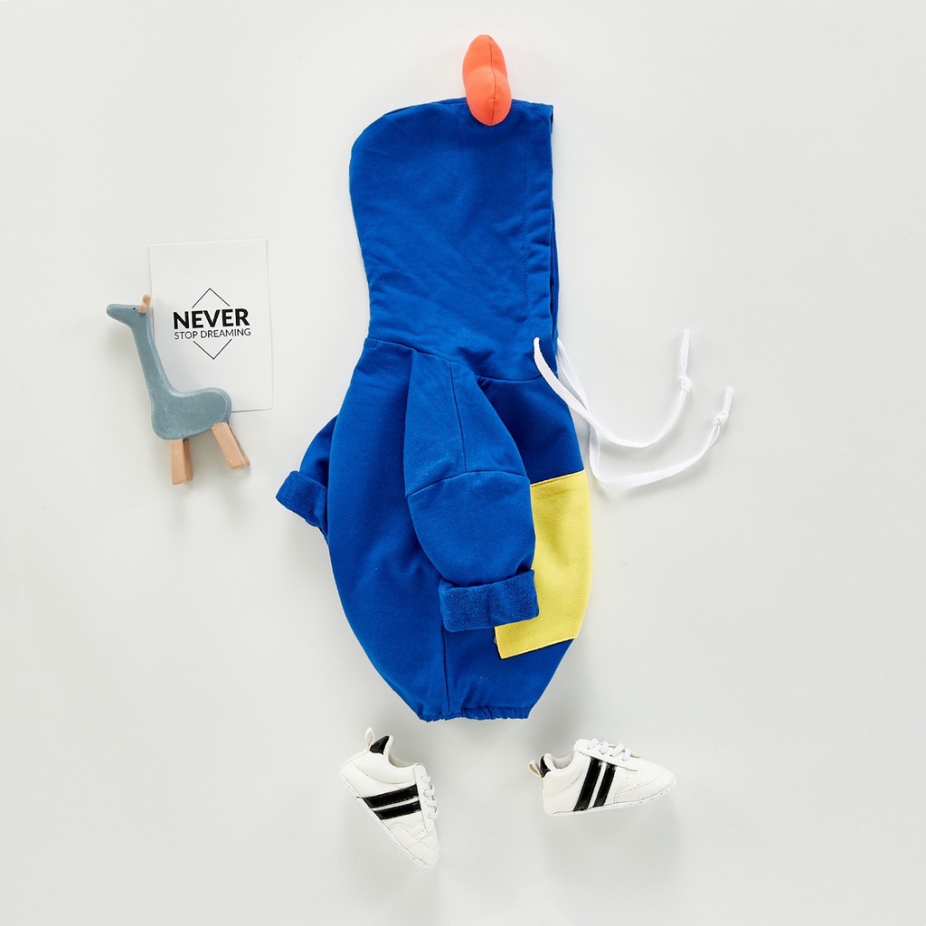 Bộ Bodysuit Dài Tay Thu Đông Cho Bé Trai Bé Gái Sơ Sinh