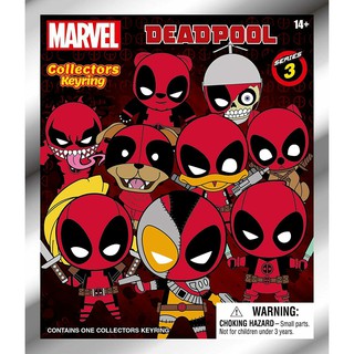Móc Khóa Deadpool Marvel Series 3 3D Foam Figural Keychain