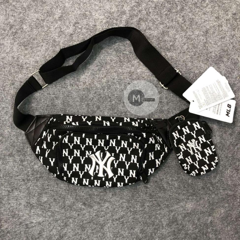 Túi đeo chéo MLB NY & MONOGRAM Logo Thêu Basic Waist Bag - 𝑭𝒖𝒍𝒍 𝒕𝒂𝒈 𝒄𝒐𝒅𝒆