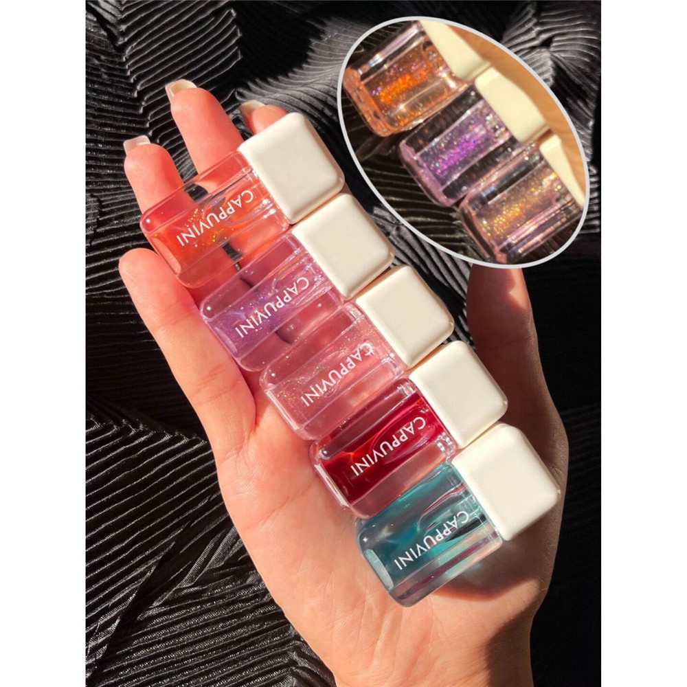 [Hàng mới về] Son bóng dưỡng ẩm chống nước lâu trôi trang điểm xinh xắn cho nữ