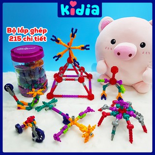 Bộ đồ chơi lắp ghép Jawbone (xe mô tô, máy bay, trực thăng) - Kidia
