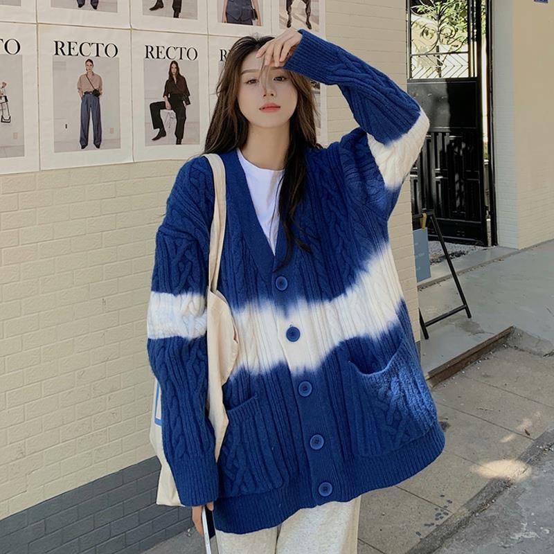 Áo khoác Cardigan cổ chữ V thời trang xuân thu cho nữ | BigBuy360 - bigbuy360.vn