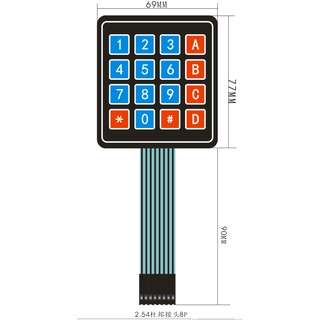 phím mềm keypad 4x4 4*4