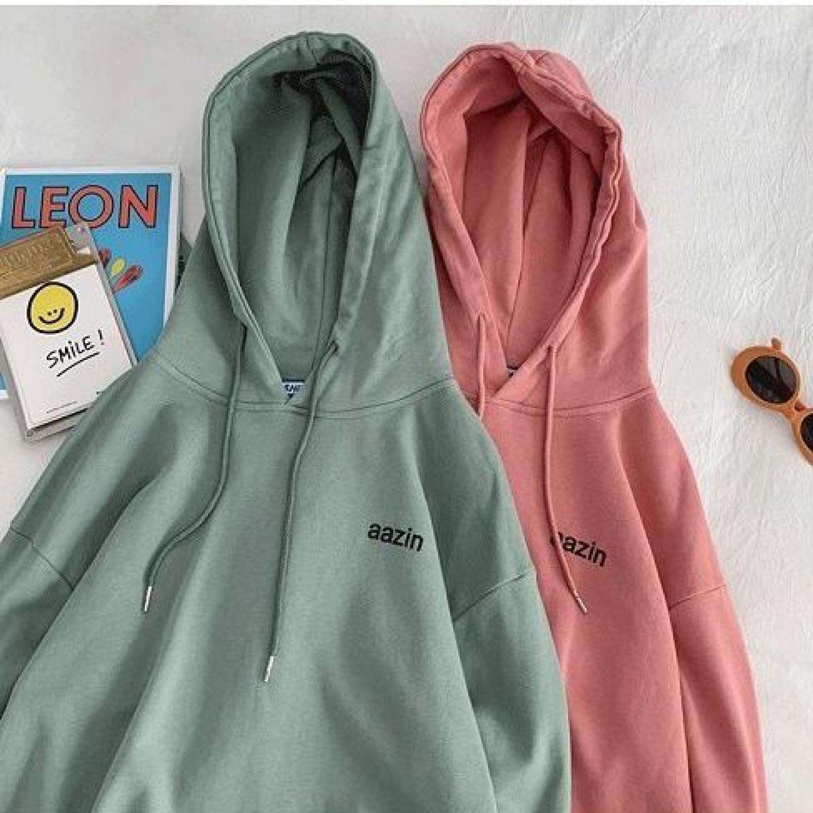 Autumn wear Áo Nỉ Nam Nữ Dài Tay Có Mũ Thời Trang Hàn | BigBuy360 - bigbuy360.vn