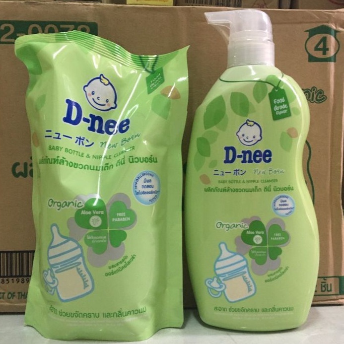 Nước rửa bình Dnee Hữu cơ Organic (nhập khẩu chính ngạch)