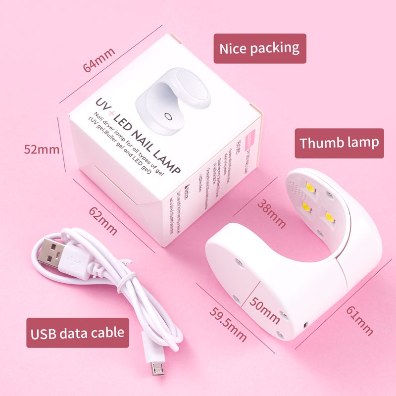Lusluking Đèn Hong Khô Sơn Móng Tay Bằng Tia uv 16w / 60s
