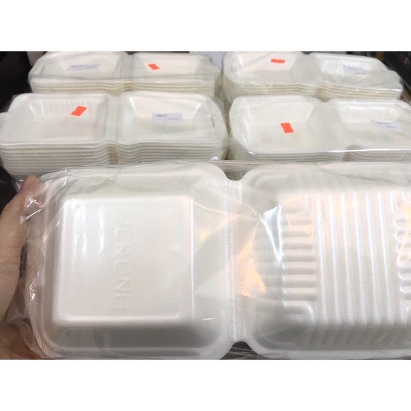 10 cái - Hộp đựng xôi Mekông vuông