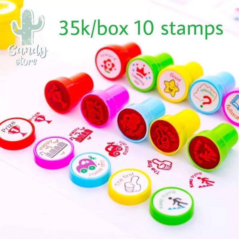 🐾🐾🐾Bộ Con Dấu Hình Mặt Cười siêu ngộ nghĩnh