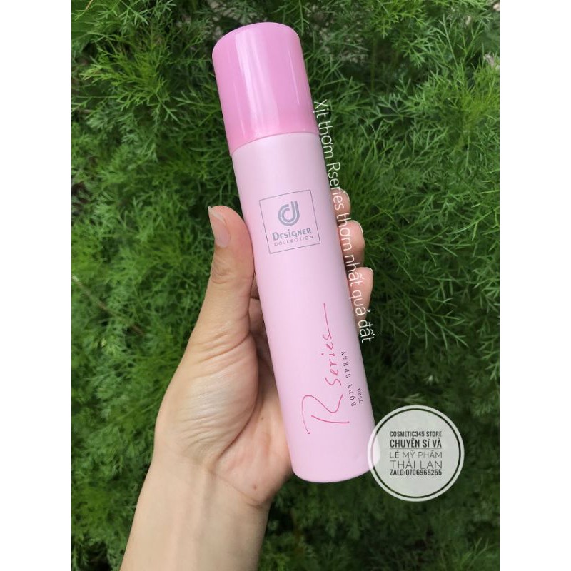 Xịt thơm bodymist designer collection rseries spray Thái Lan