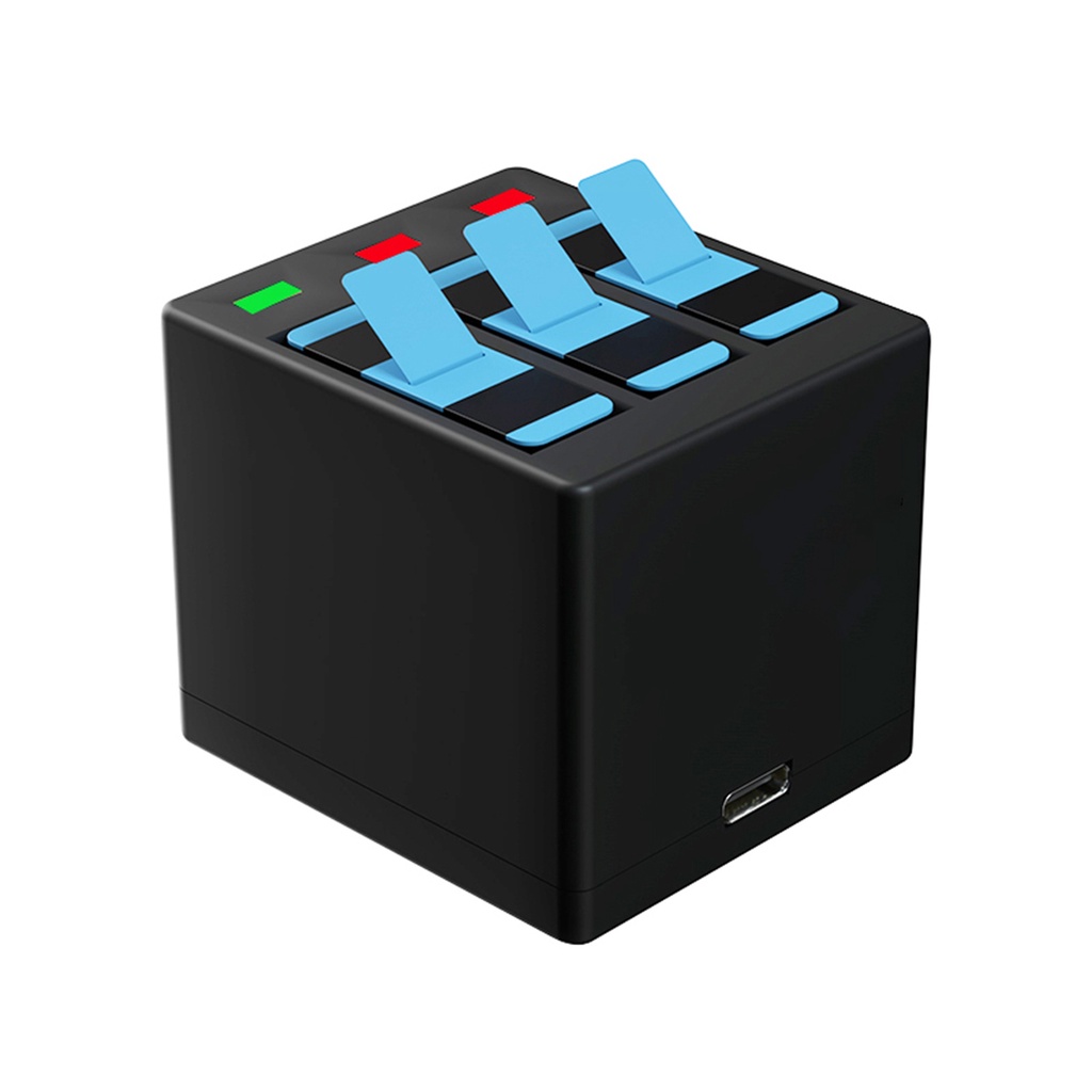 Cáp Sạc Nhanh 3 Cổng USB Màu Đen Cho GoPro 5 / 6 / 7 / 8