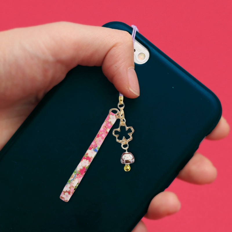 Móc Khóa Hình Mèo May Mắn Xinh Xắn