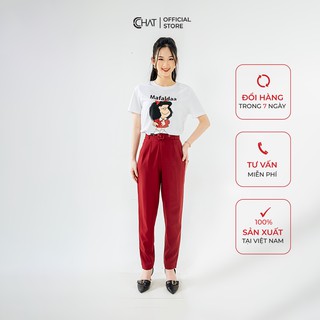 Áo thun nữ T-shirt in Mafaldaa CCHAT
