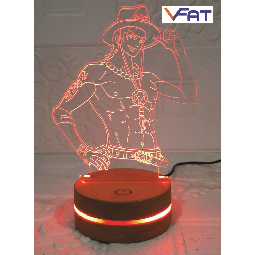 ACE, Đèn 3D led, đèn 16 màu thay đổi, quà tặng, đèn mica, VFAT Shop