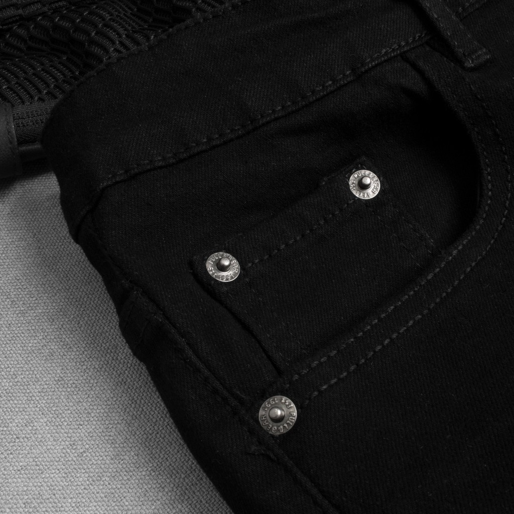 JEANS ĐEN NAM P & BEAR TRƠN VÀ RÁCH | BigBuy360 - bigbuy360.vn