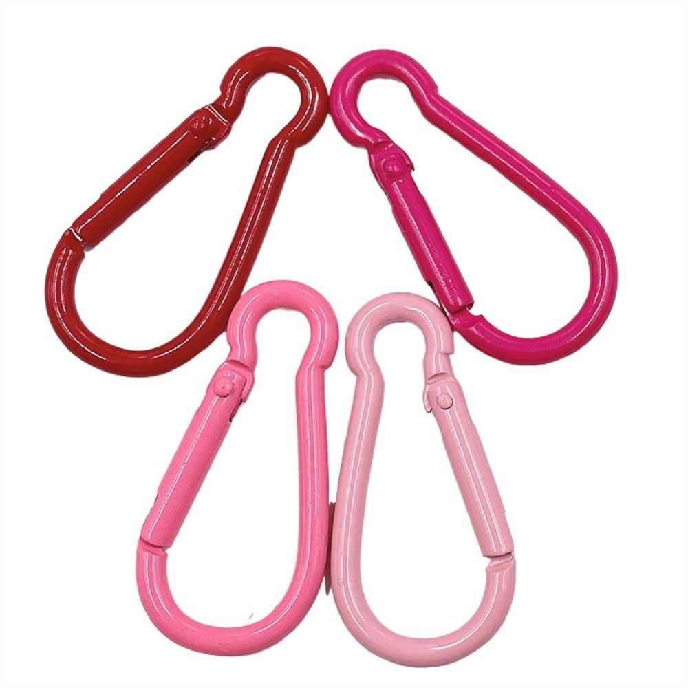 Móc Khóa Carabiner 45x24mm Nhiều Màu Sắc Dùng Làm Trang Sức Cắm Trại