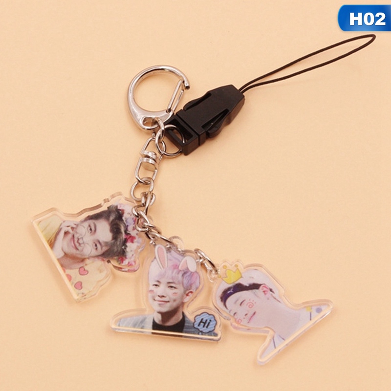 Móc chìa khoá bằng acrylic hình BTS 2019 SUGA RM JIMIN JUNGKOOK V