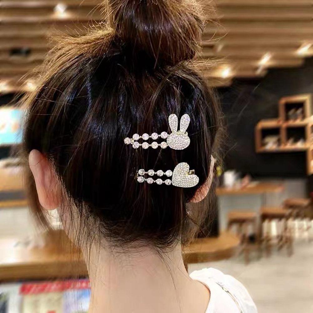Vanes1 Kẹp Tóc Cô Gái Dễ Thương Trái Tim Trẻ Em Băng Đô|Kẹp Tóc Hình Thỏ Dễ Thương Cho Nữ