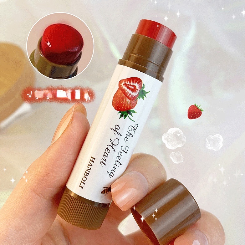 Bộ 3 Son Dưỡng Môi Không Màu Hương Trái Cây Thay Đổi Màu Sắc