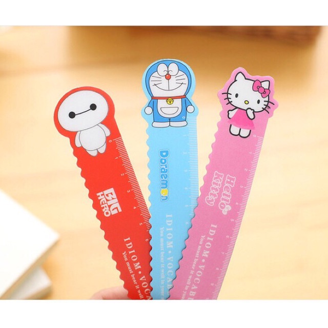 Combo 50 Thước kẻ học sinh catoon