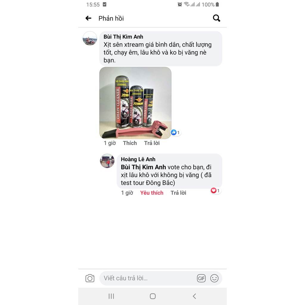 Chai Xịt Bôi Trơn Bảo Dưỡng Sên / Xích Xe Máy Không Văng Xtream 200 ml